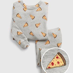 Gap 100% Organic Cotton Pizza Graphic PJ Set, Size 10